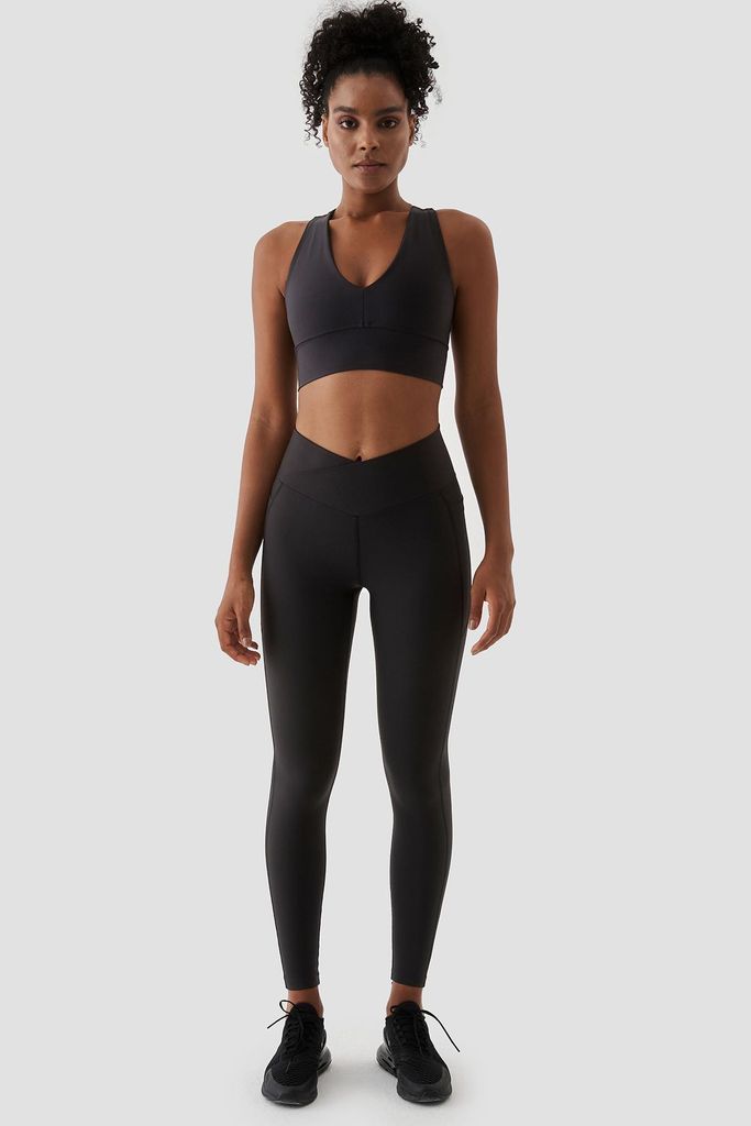 Adele Sport-Leggings mit V-Gürtel