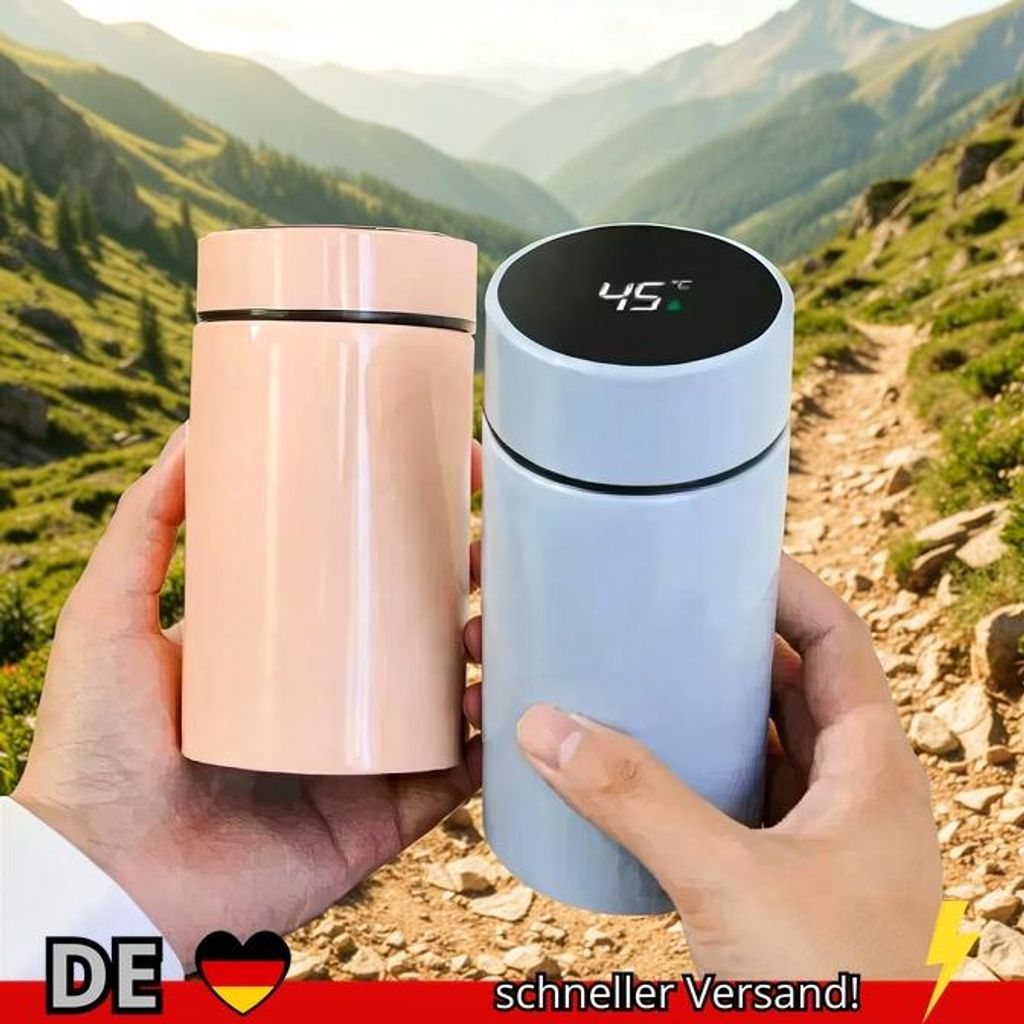Edelstahl Stanl Cup Wasserflasche Isolierflaschen Termosbecher Thermal Cold