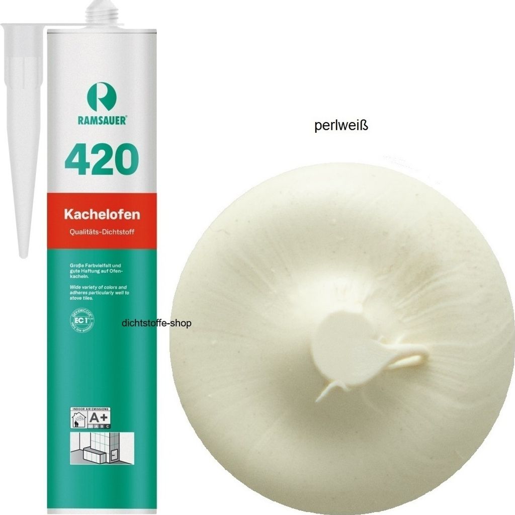 Ramsauer 420 Kachelofen 1K Acryl Dichtstoff 310ml Kartusche Produktbild 