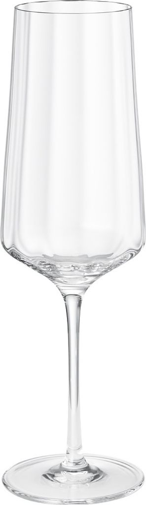 Georg Jensen BERNADOTTE CHAMPAGNE FLUTE GLASS, CRYSTALLINE 27CL, 6 PCS 10019698