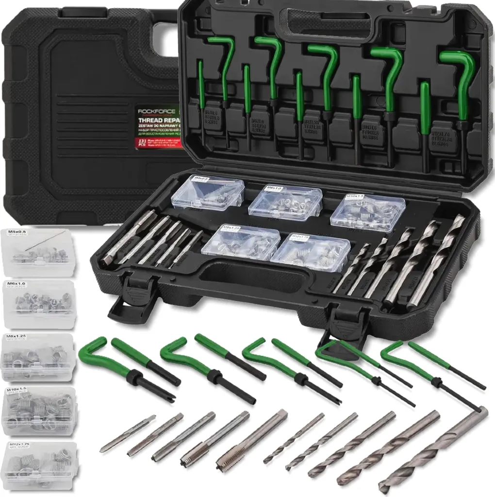 Set Ripristino Filettature ROCKFORCE 131 Pz - Addio Bulloni Spanati