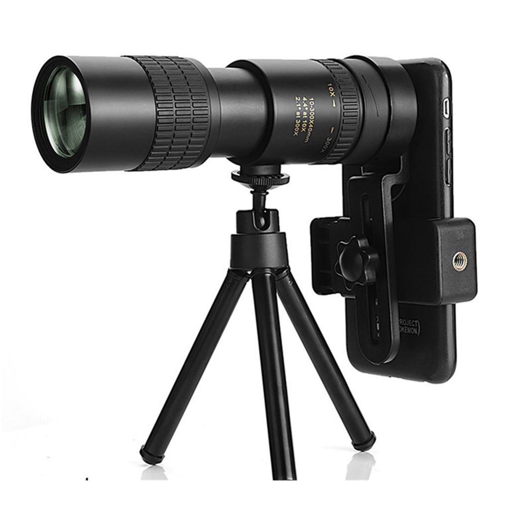 10-300X40 Monokular-Teleskop HD Zoom-Tasche