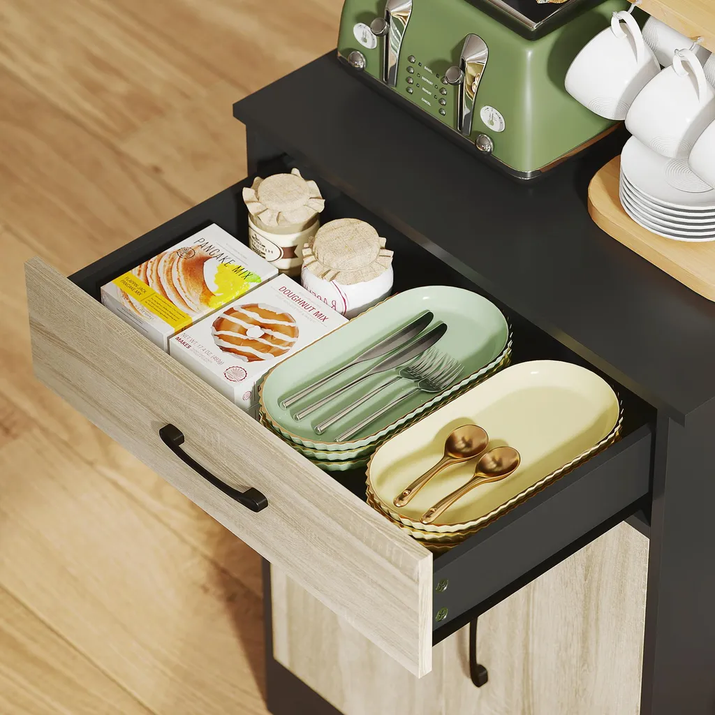 Optimisation Cuisine : Buffet Haut Gain de Place pour Petit Espace 60cm - 9