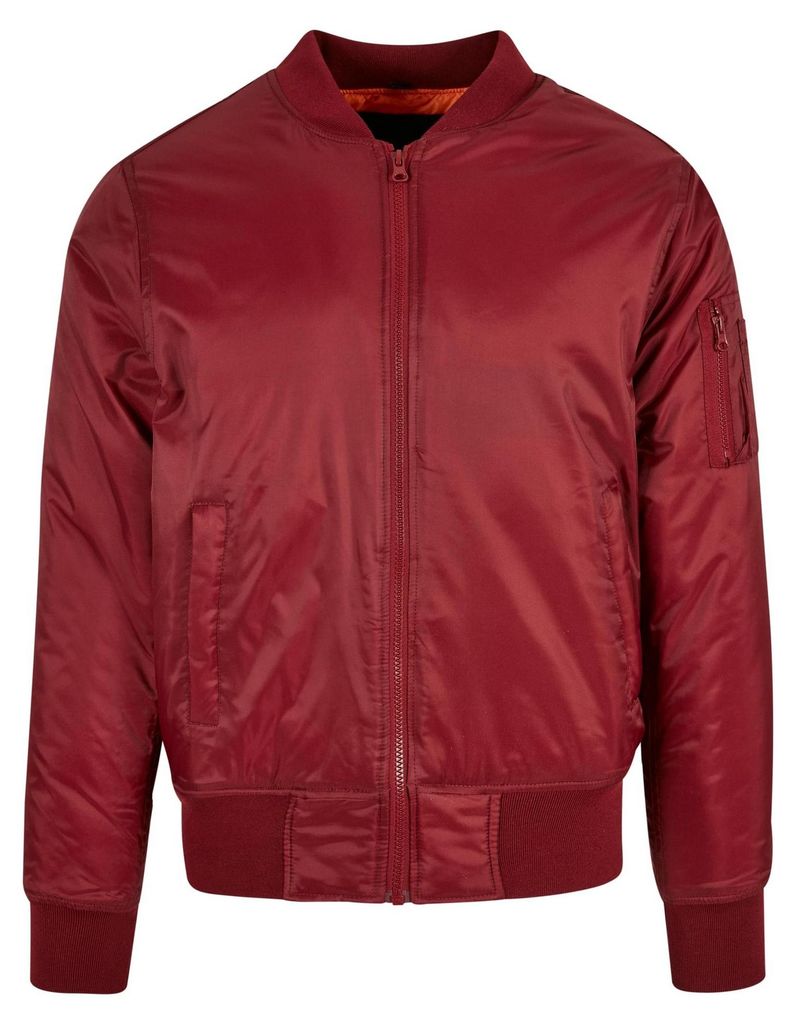 Build Your Brand - Bomberjacke für Herren LT3300 (XXL) (Burgunderrot)