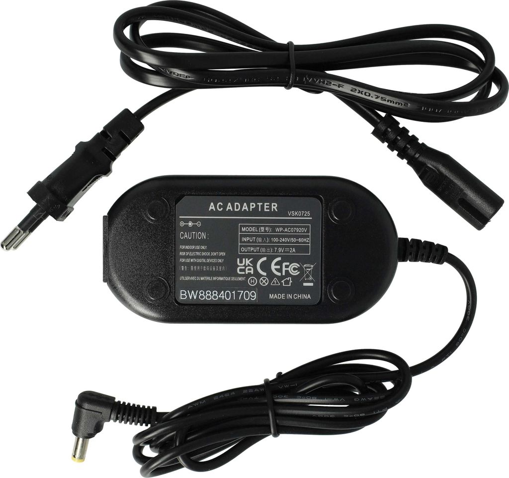 vhbw Netzteil kompatibel mit Panasonic NV-DS65EG-S, Produktbild 
