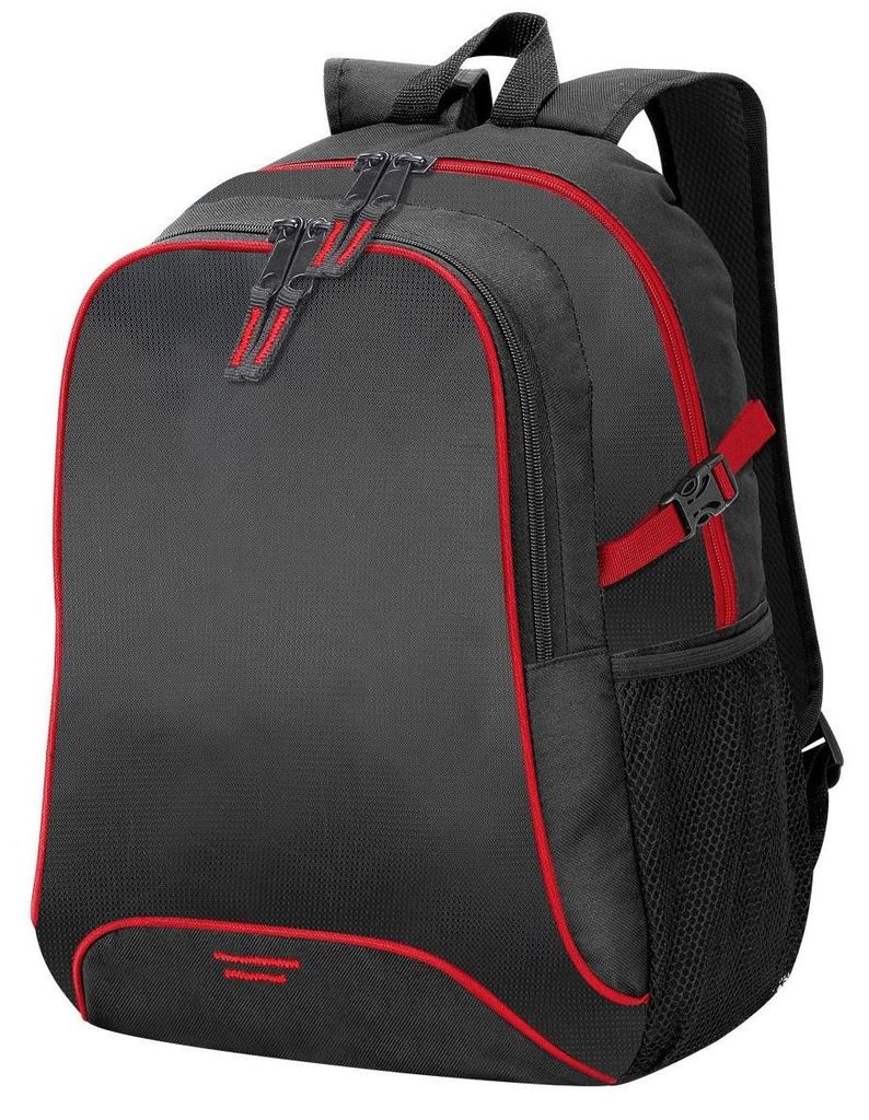 Shugon Osaka Basic Rucksack, 30 Liter FK827 (Einheitsgröße) (Schwarz/Rot)