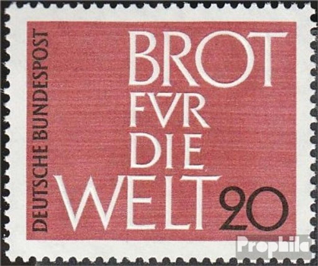 Briefmarken BRD (BR.Deutschland) 1962 Mi 389 (kompl.Ausg.) FDC Brot für die Welt