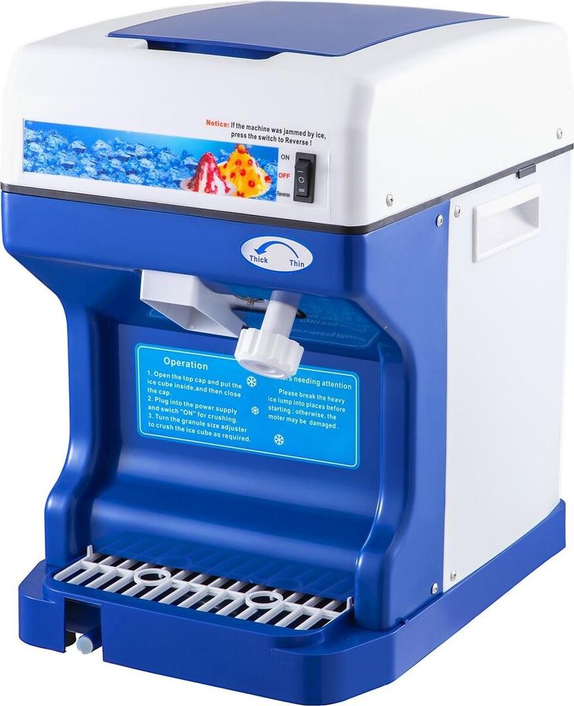 Snow Cone Machine 265LBS Commercial Ice Shaver Crusher 220V 50HZ Ice Crusher Shaver Machine Snow Flake Stainless Steel Food Grade for Kitchen Home ...