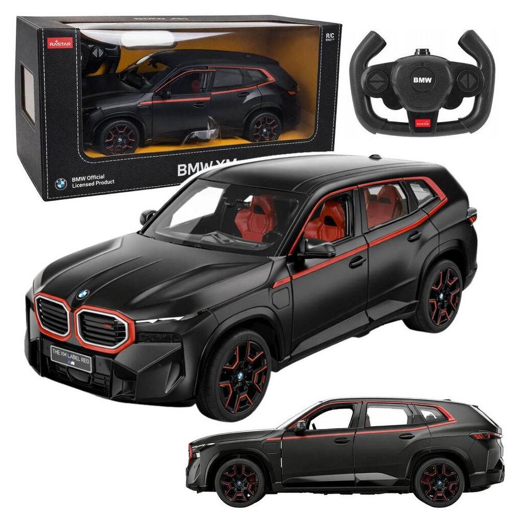 BMW XM ferngesteuertes Auto RC Rastar Schwarz 1:14