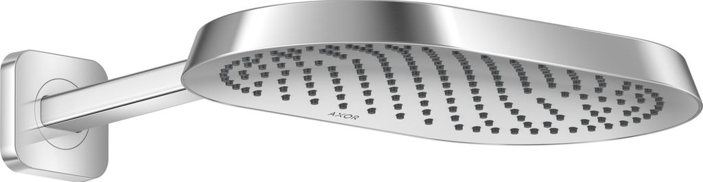 hansgrohe AXOR ShowerSphere Kopfbrause 370/220 1-jet EcoSmart mit Brausearm, 39749000