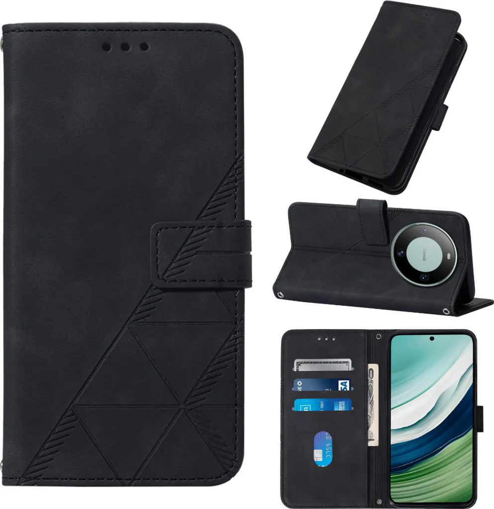 Custodia Libro Supporto Con Finestra Per Huawei Honor X8A Colore Nero 8434844934061