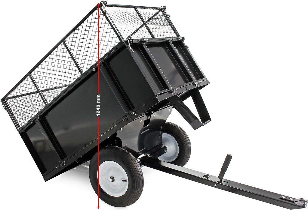 Wiltec Kippanhänger 166,5 x 77,5 x 106 cm 300 kg, Anhänger Produktbild 2