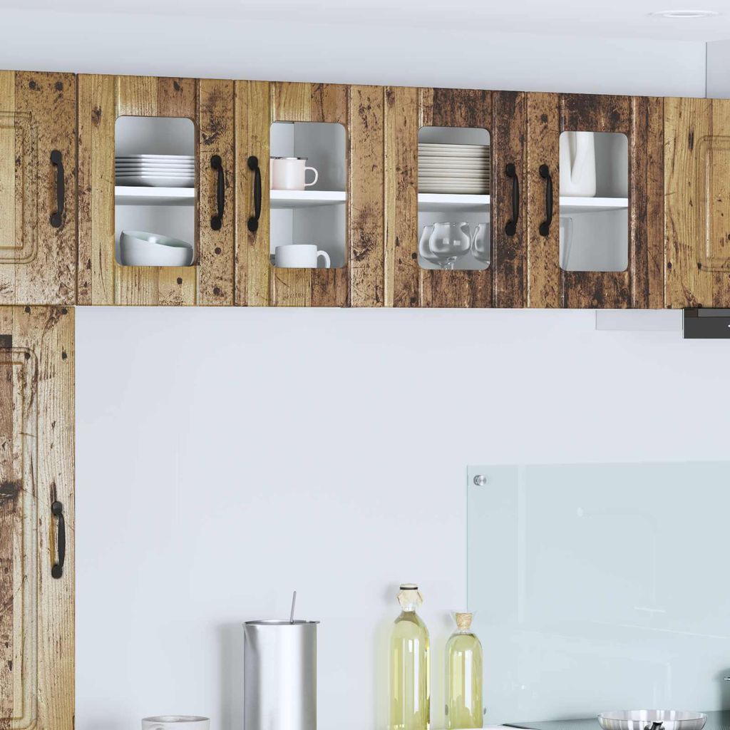 "Schlussverkauf" Küchenschrank/Sideboard - 1 pc - Aufbewahrungsschrank moderne - Altholz 60x31x40 cm Holzwerkstoff C10485