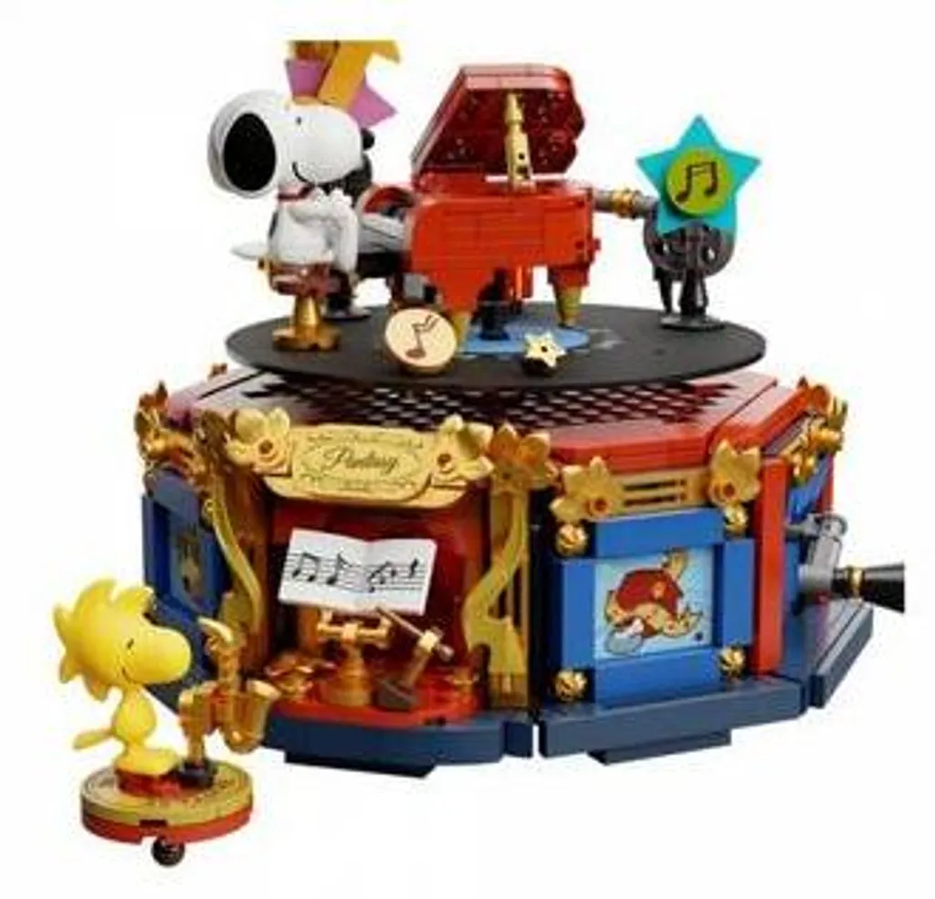 Blocs de Construction Pantasy Phonographe Snoopy Peanuts 800pcs (86911) - 3