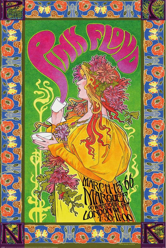 Pink Floyd - 66 - Poster musicale stampato 61x91,5 cm Immagine del prodotto 