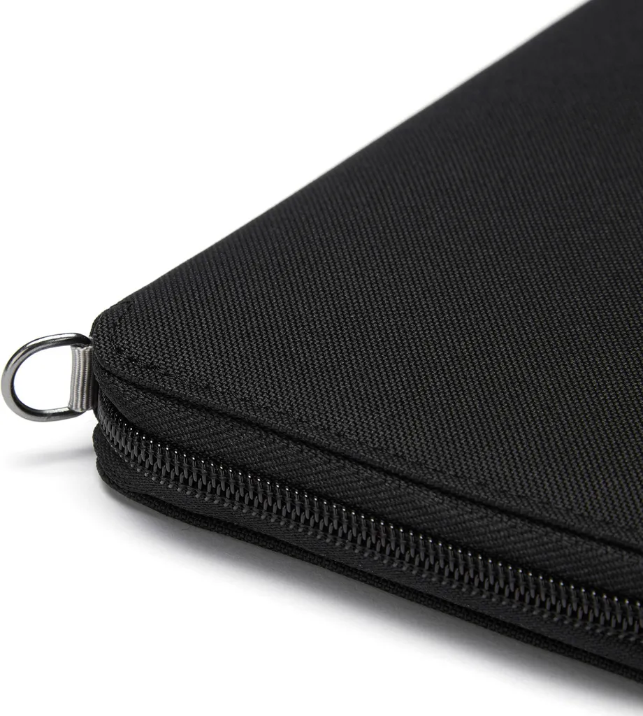 Portafoglio Viaggio Pacsafe RFIDsafe Jet Black - Organizzatore Passaporto - 11