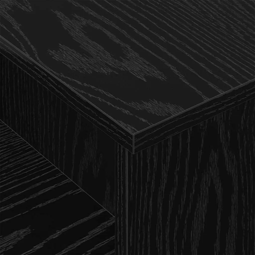 Crea Atmosfera con la Consolle vidaXL Rovere Nero 80x50x225 cm - 8