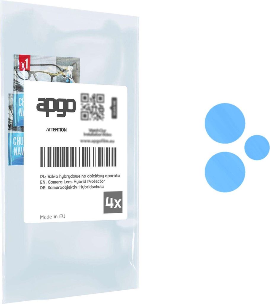 apgo 4 Stück Hybrid Kameraschutz, Kamera-Schutzglas kompatibel mit Realme 10 5G, Linsenschutz, 9H Härte, Schutz für Kameraobjektiv, Anti-Kratzer...