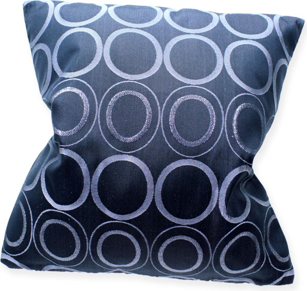 Kissenhüllen Allerlei Kissenbezug Fundgrube Zierkissen Dekokissen Outlet #1579 Zelda silber 40x40