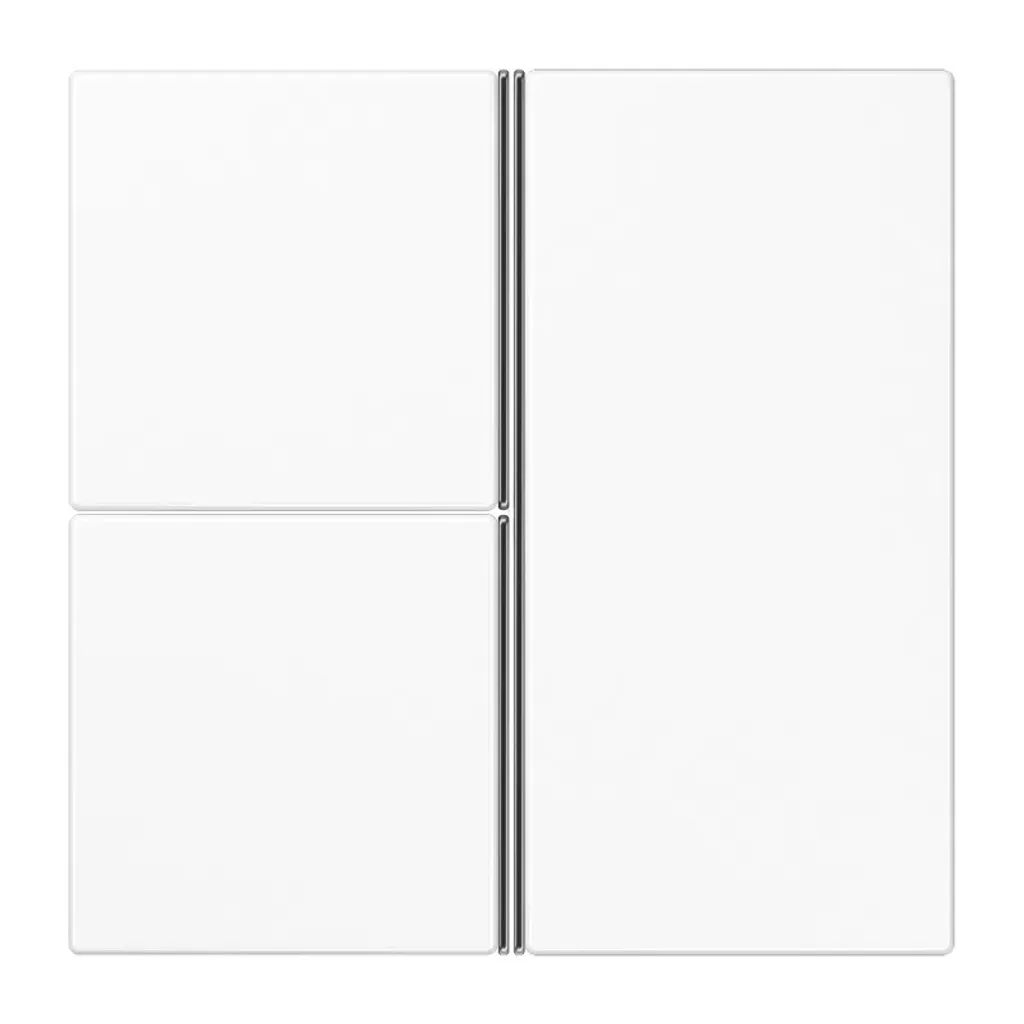 Bouton-poussoir triple Jung LS403TSAWW blanc alpin haute résistance UV