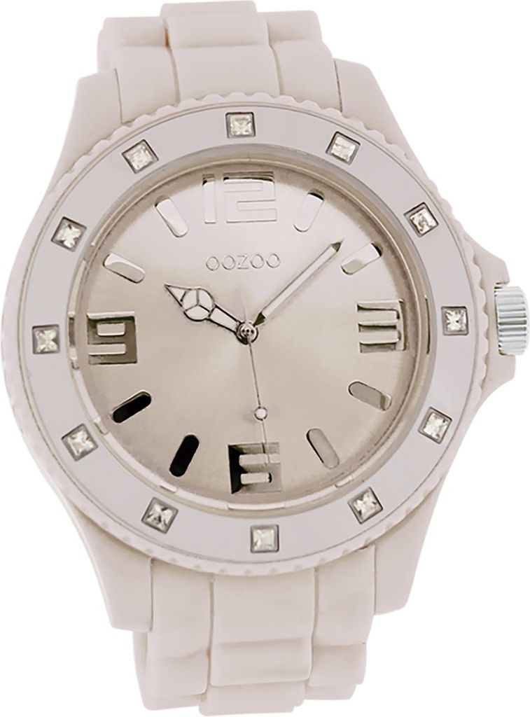 Oozoo Uni Uhr Analog Quarzuhr Armband beige hellbraun Vintage Series D2UOC4338A