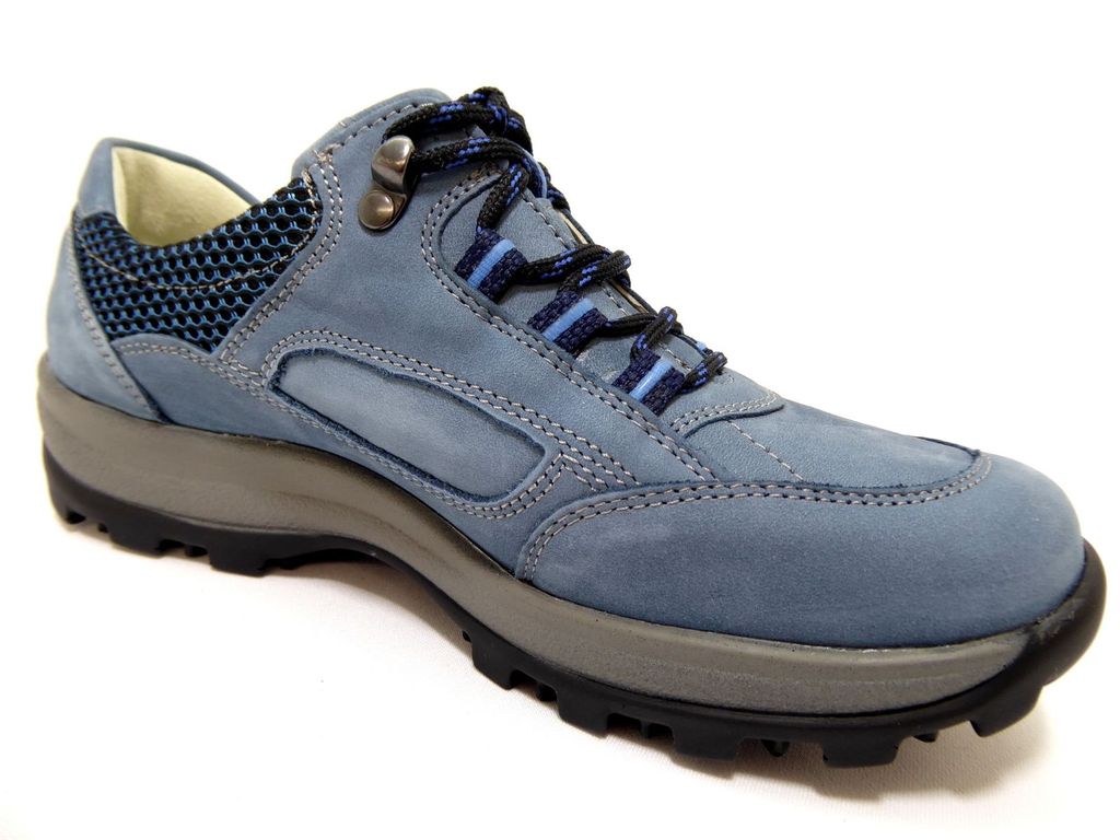 WALDLÄUFER Chaussures à lacets pour dames, bleu Gr. 6 Image du produit 