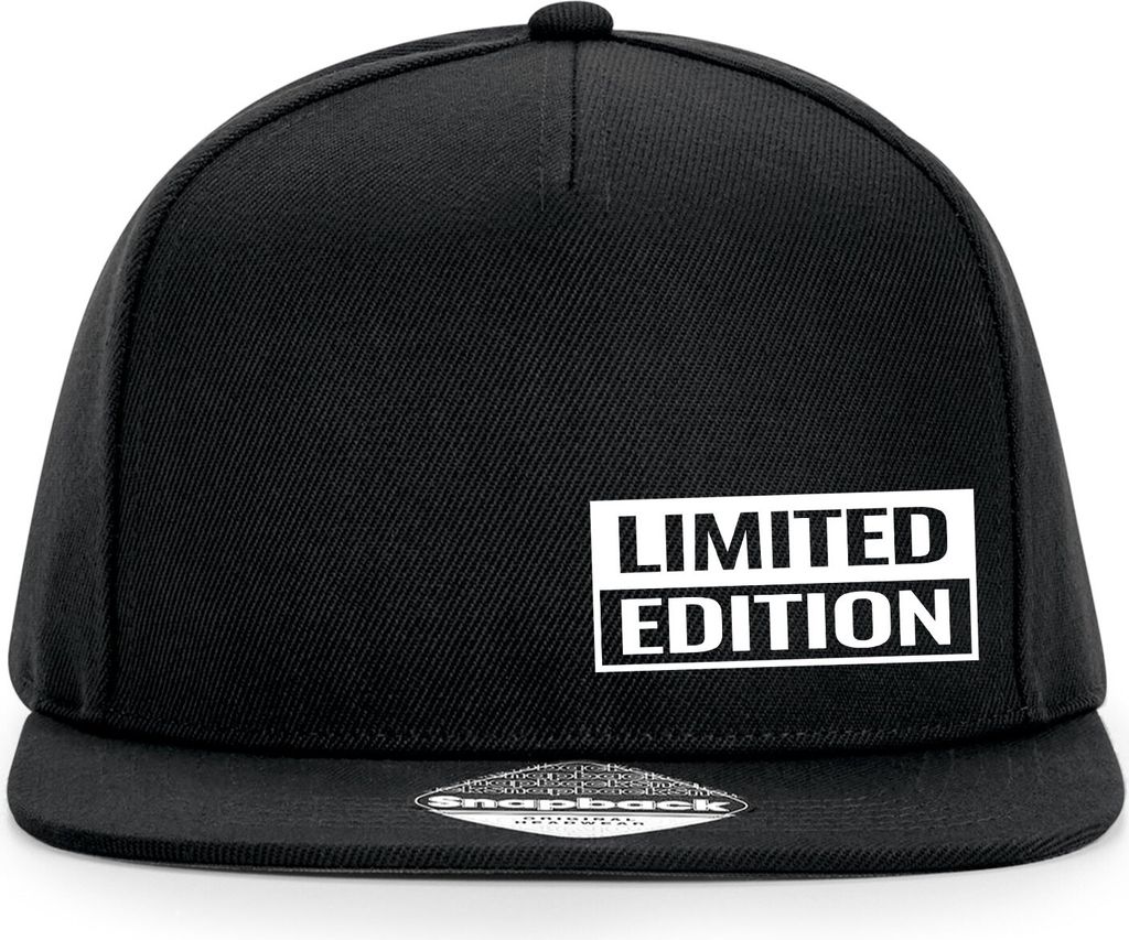 Huuraa Cappy Mütze Limited Edition Schriftzug Black Polyester Snapback Kappe Geschenkidee