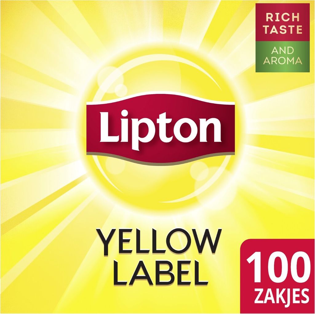 Lipton Teegelbes Etikett 100 x 1,5 Gramm