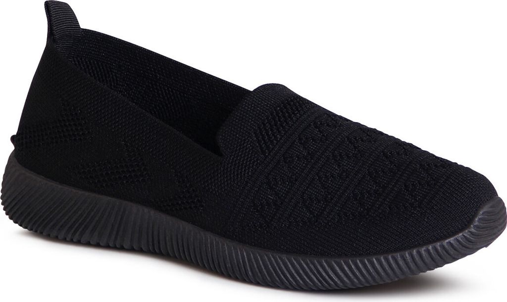 topschuhe24 2758 Damen Halbschuhe Light Slipper, Farbe:Schwarz, Größe:39 EU