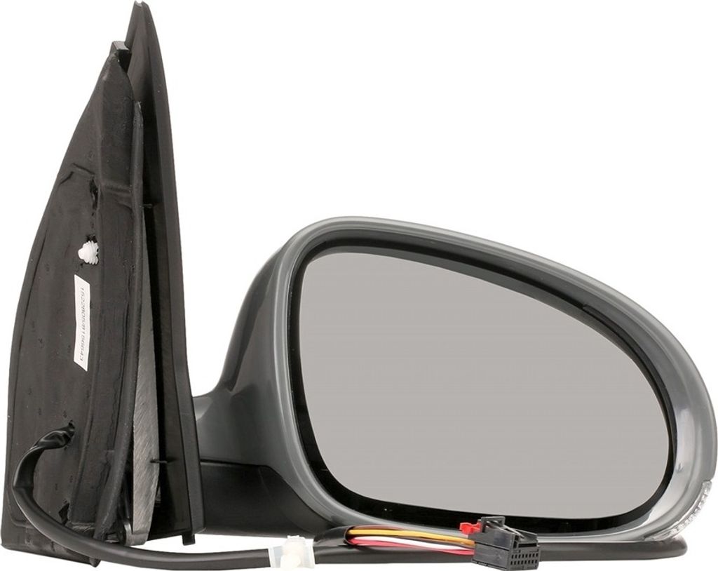 RIDEX 50O0169 Außenspiegel Seitenspiegel Rechts für VW Golf V Schrägheck (1K1) Golf V Variant (1K5) Konvex Beheizt