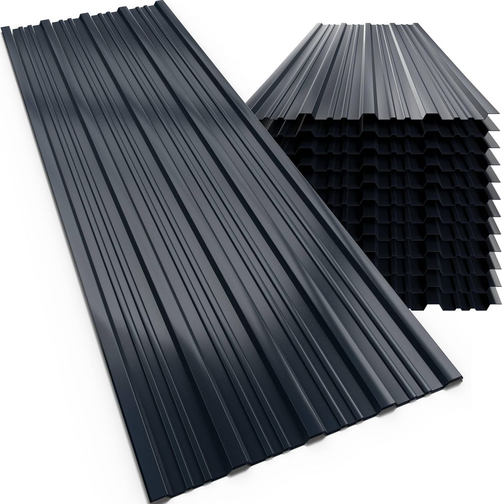 GARDEBRUK® 28x Trapezblech 110x46cm = 14m² Verzinkt Produktbild 