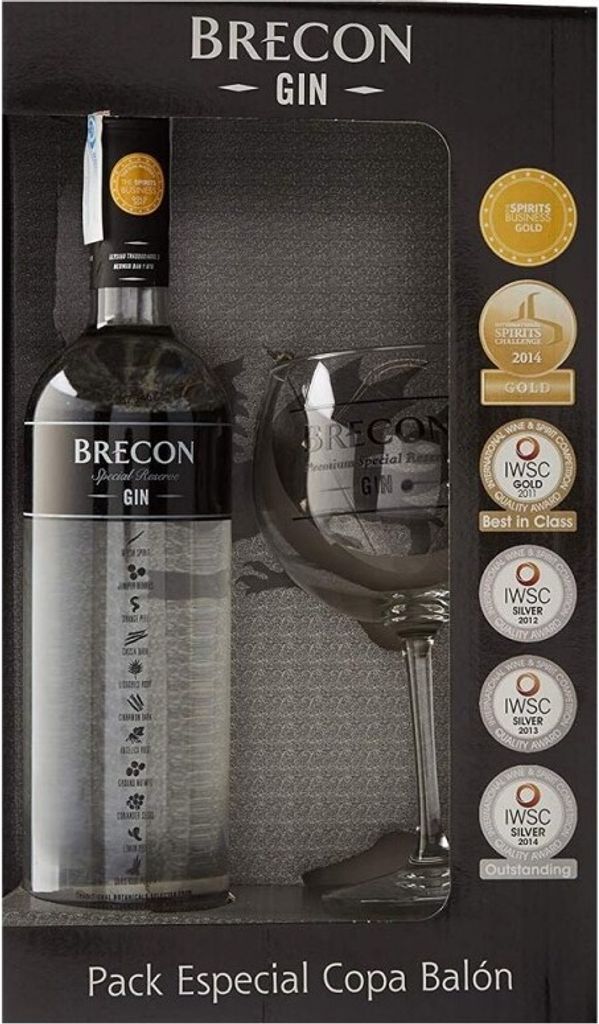 Gin Brecon Special Reserve + Copa Balón Genf Walisisch 70.00 cl 40.0 %