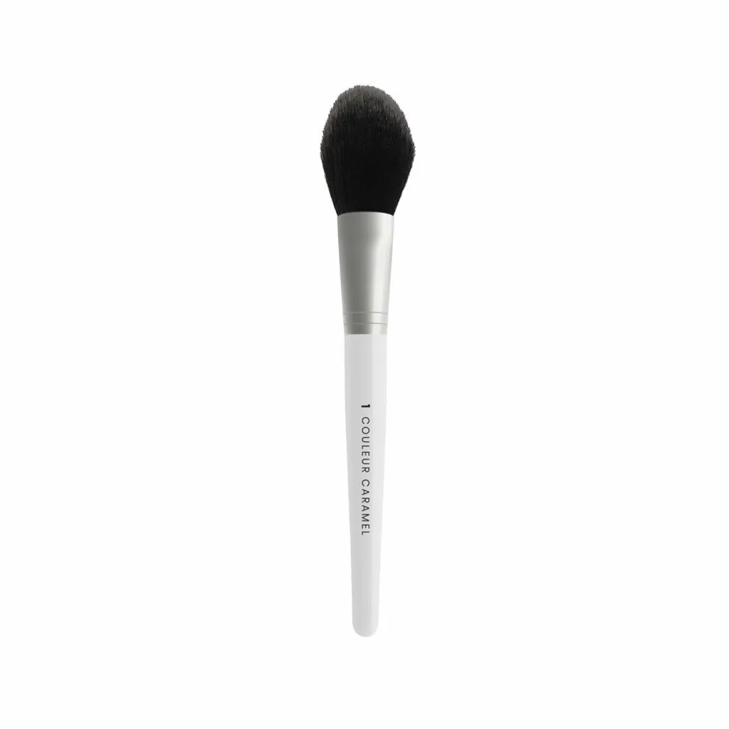 Pinceau de maquillage teint manche long N1 Couleur Caramel haute qualité