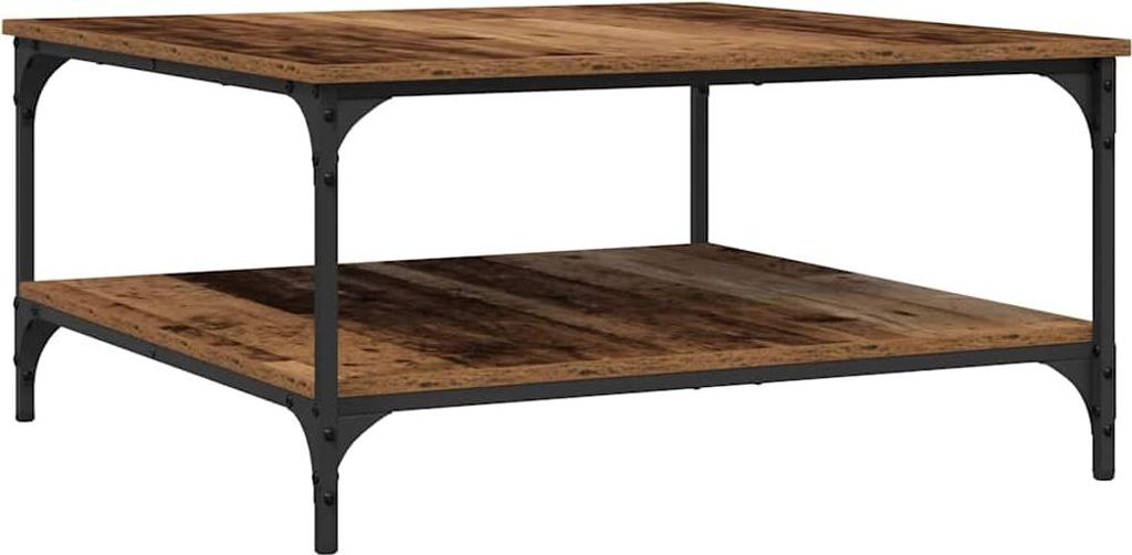 Couchtisch Altholz 80 x 80 x 40 cm Holzwerkstoff