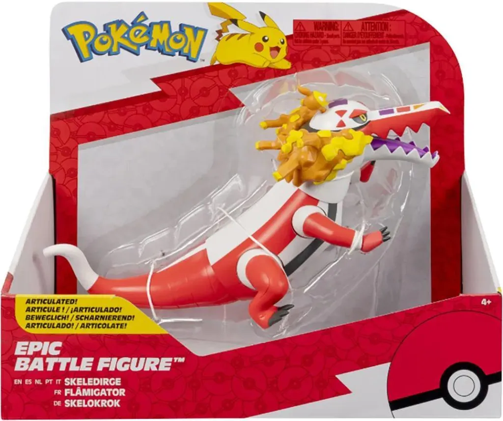 Figurine Pokémon Skeledirge 15 cm Epic Battle avec articulations