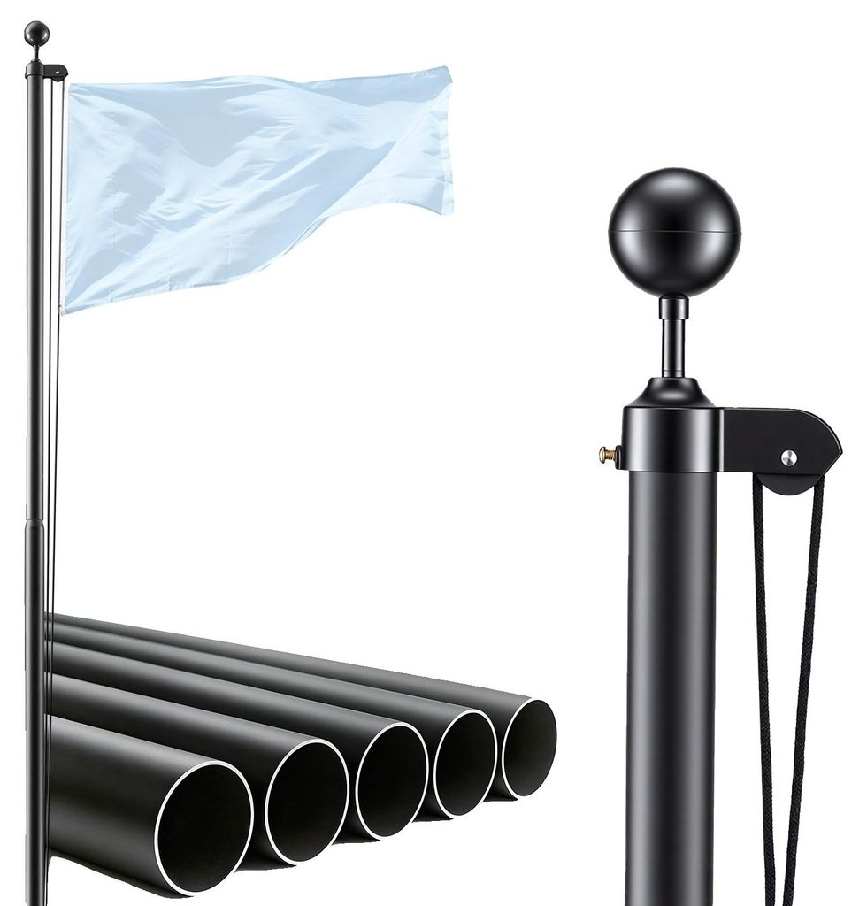 VEVOR, mât de drapeau de 9,14 mètres, ensemble de mâts de Image du produit 