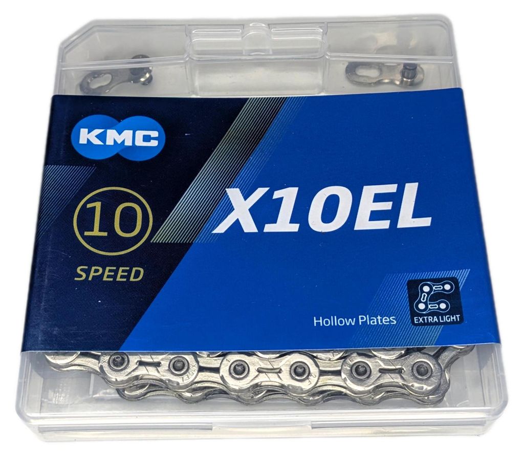 KMC Fahrradkette X10EL, Silber, 10-Fach, 114 Glieder Produktbild 