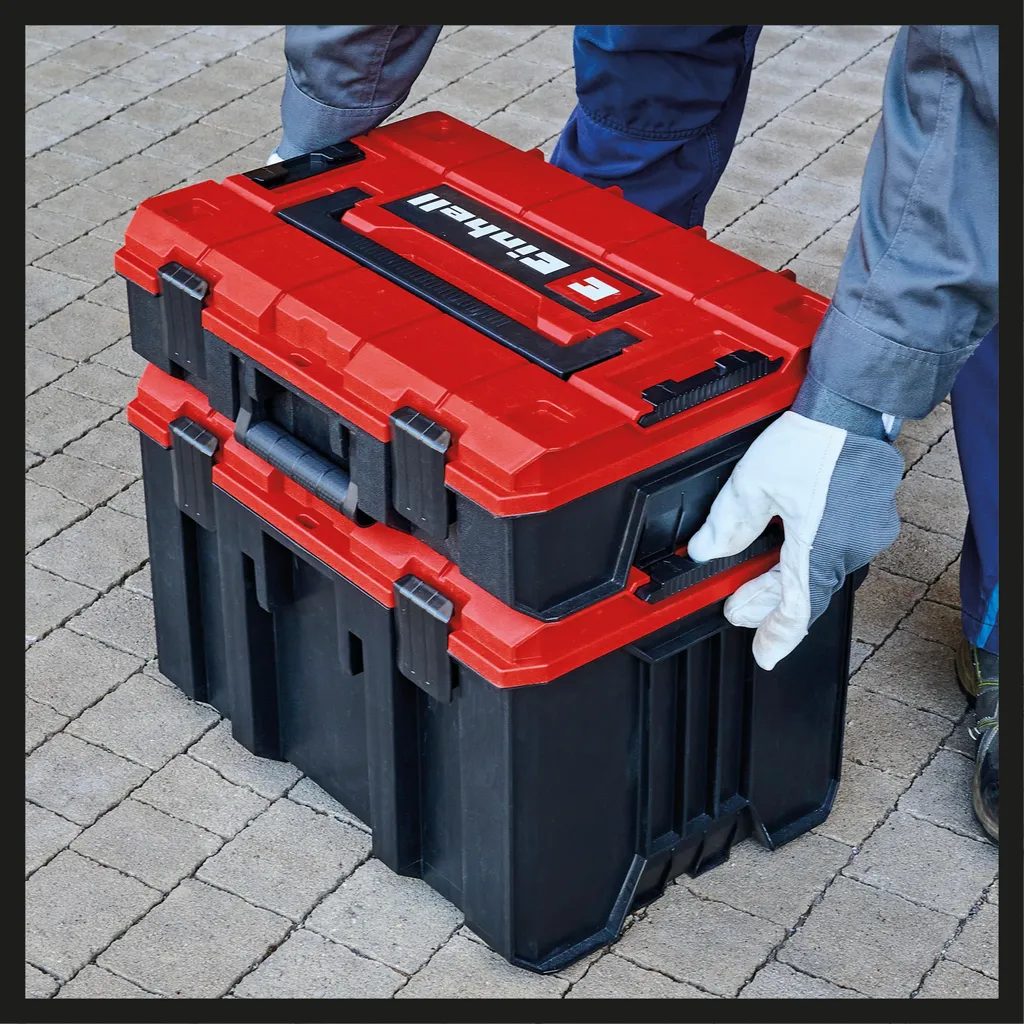 Sécurisez vos outils avec la mallette Einhell E-Case M 4540021 empilable