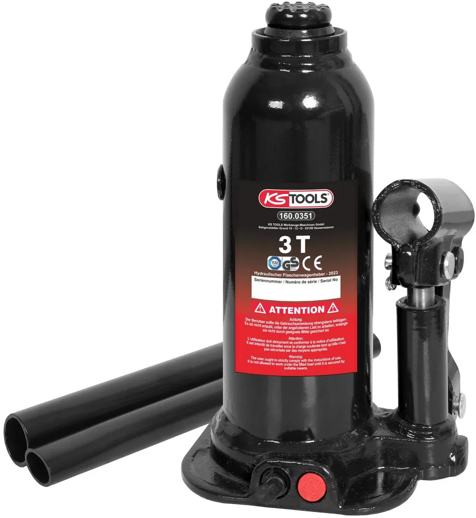 Offerta KS TOOLS 160.0351 - Cilindro Idraulico Professionale 3T - 5