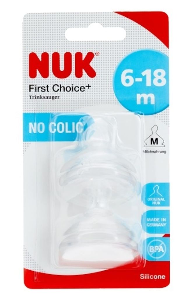 Nuk, Sauger Silikon, Smoczek M, 2 sztuki (PRODUKT Z Zdjęcie produktu 