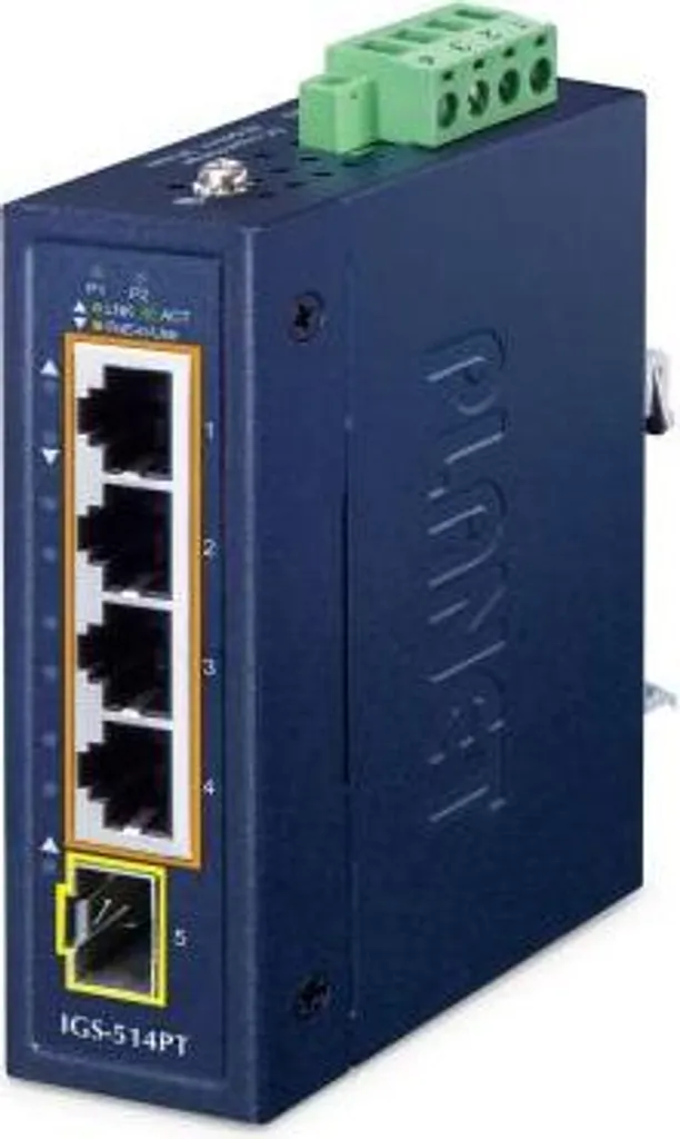 Switch PoE Industriel IGS-514PT Haute Température avec 4 Ports 30W