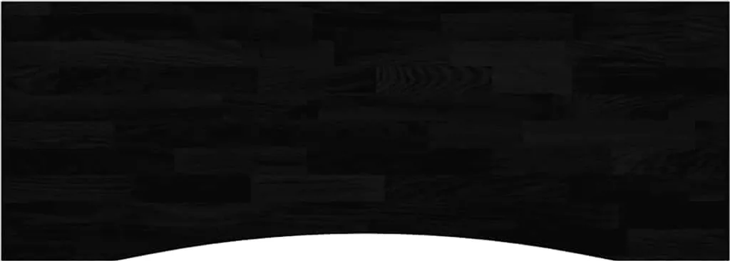 vidaXL Piano scrivania marrone scuro 140x50x2,5 cm in legno massiccio di quercia