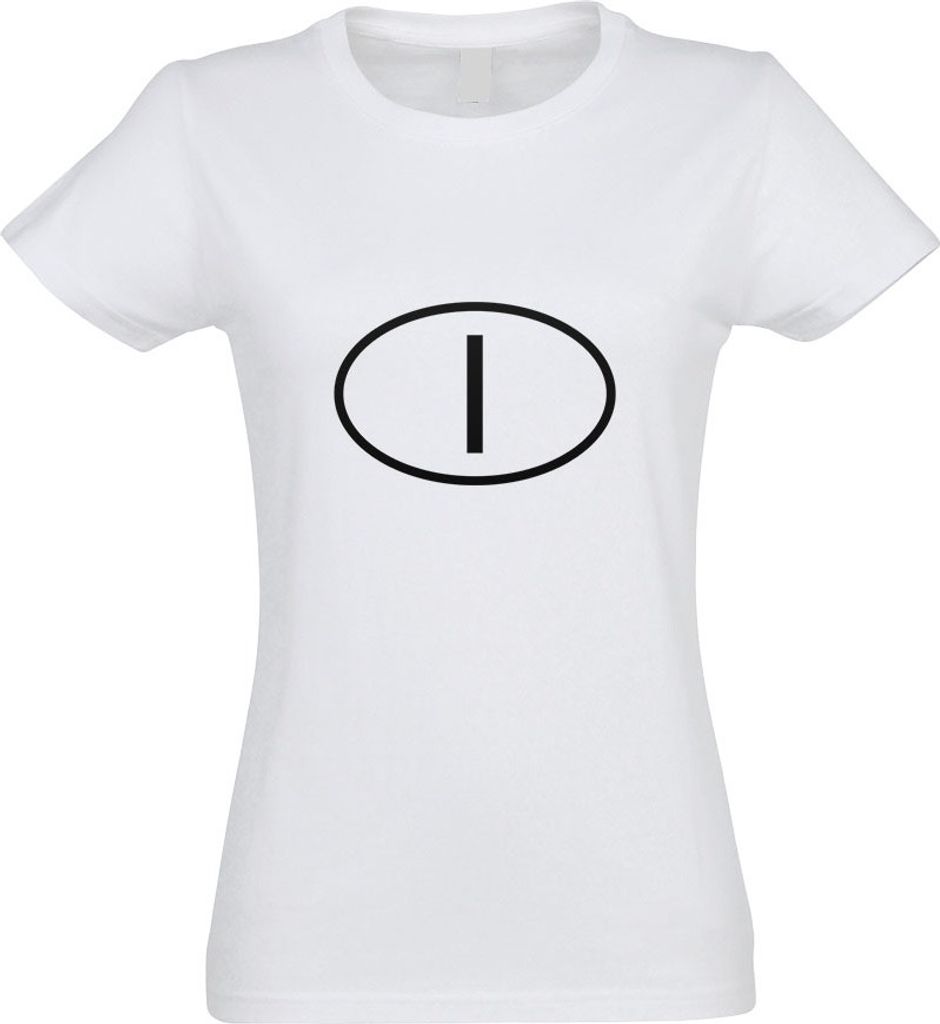 Kiwistar - T-Shirt tailliert - Damen - Weiss - Italien I - mit Motiv Bedruckt - Funshirt Design - Sport - Freizeit - Damen - M