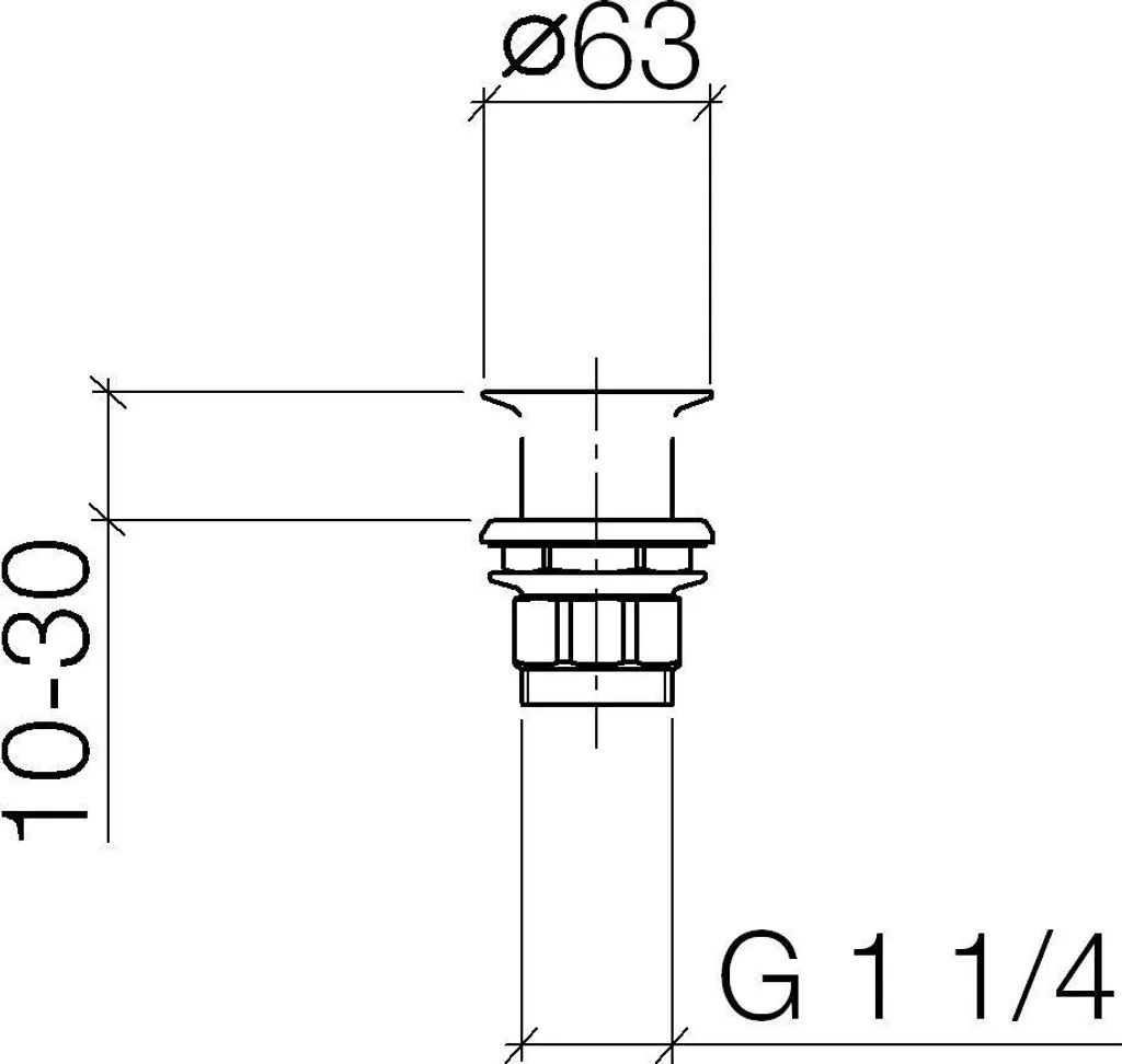 Ricambio Dornbracht 10110970-08 Platino - Piletta Setaccio 1 1/4