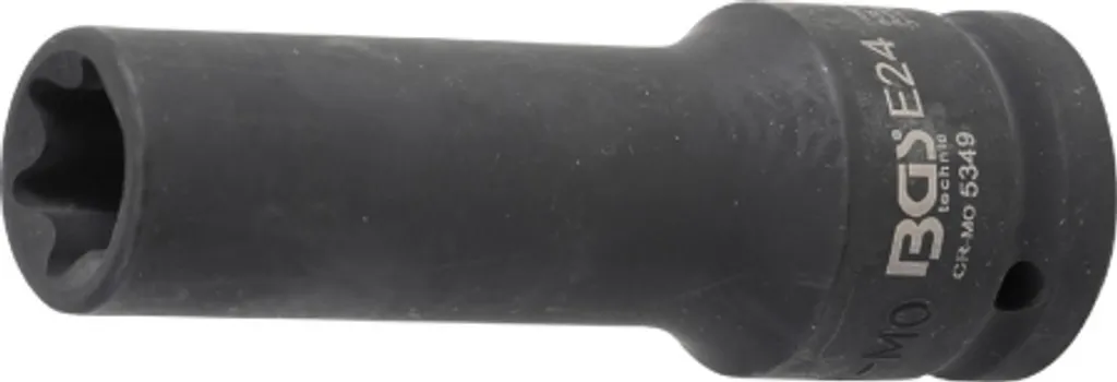Douille de force E-Torx E24 profonde 3/4 pour clé à chocs BGS 5349 Pro