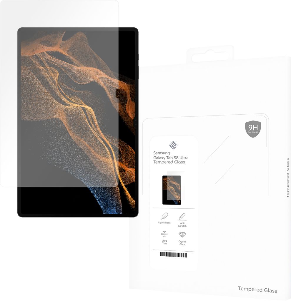 Schutzfolie Samsung Galaxy Tab S8 Ultra - Panzerglas - Cazy Produktbild 