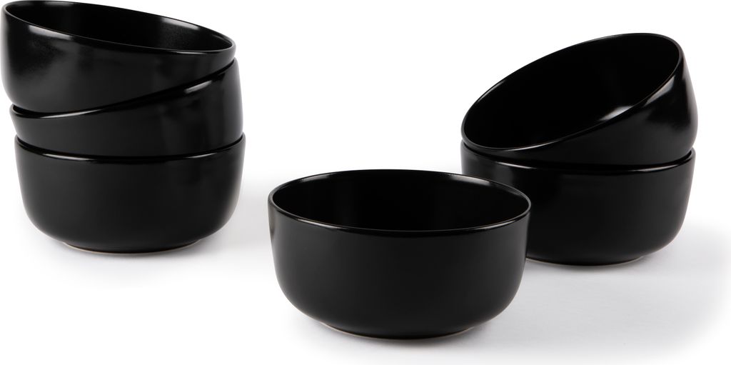 Excelsa set von 6 schalen Nordic keramik schwarz