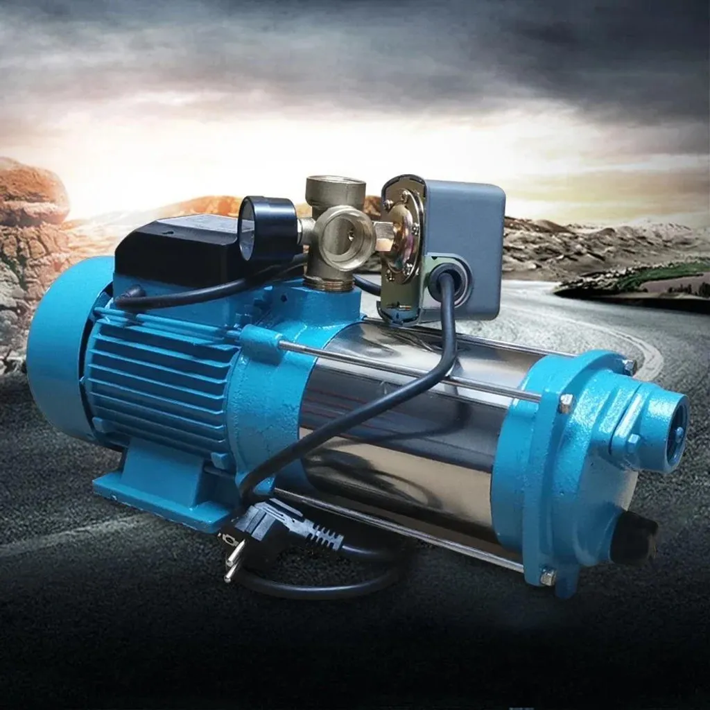 Pompe électrique 1300W pour vider cave et piscine débit rapide 4000 l/h