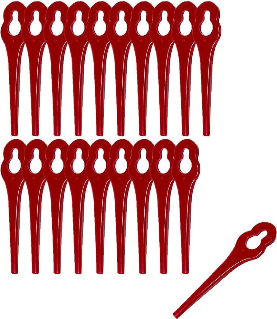 Kunststoffmesser Set (60er Pack) mit Schneidscheibe, für Parkside PRTA 20 Li A1 - IAN 311046