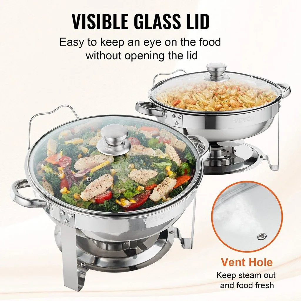 Occasione Set 2 Scaldavivande Professionali 4L - Buffet Top Class - 4